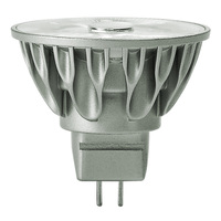 410 Lumens - 8 Watt - 3000 Kelvin - LED MR16 Lamp - 50 Watt Equal - Snap System Compatible - 10 Deg. Narrow Spot - Halogen - 95 CRI - 12 Volt - Soraa 00923