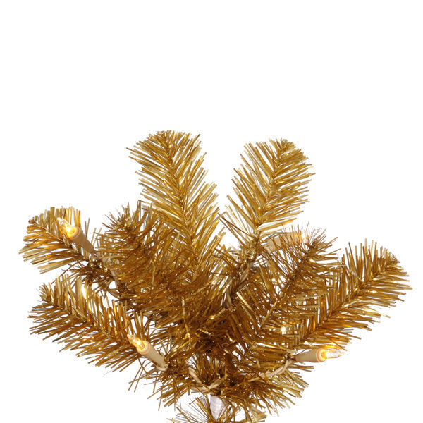 7.5 ft. x 34 in. Gold Christmas Tree Image