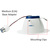 6 in. LED Downlight - 8.5 Watt - 65 Watt Equal - Daylight White Thumbnail