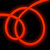 Flexible LED Neon Rope Light - Red Thumbnail