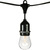 100 ft. Patio String Lights - S14 - Black Wire - 48 Sockets  Thumbnail