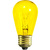 11 Watt - S14 Light Bulb - Transparent Yellow Thumbnail