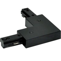 Black - L-Connector - Left/Right Hand Polarity - Dual Circuit - Compatible with Halo Track - Nora NT-2313B