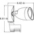 1440 Lumens - 20 Watt - 5000 Kelvin - LED Floodlight Fixture with Motion Sensor and Photocell Thumbnail