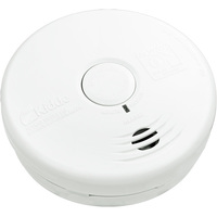 Smoke and Carbon Monoxide Alarm - Detects Flaming Fires and/or CO Hazard - Photoelectric Sensor - Battery Operated - Sealed Lithium 10 Year Battery - Kidde 21010071