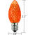 LED C7 - Orange - Candelabra Base - Faceted Finish Thumbnail