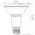 Natural Light - 900 Lumens - 13 Watt - 3000 Kelvin - LED PAR30 Long Neck Lamp Thumbnail