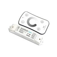Controller and RF Remote for 12/24 Volt Single Color LED Tape Light