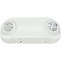 Emergency Light Fixture - LED Lamp Heads - 3.32 Watt - 90 Min. Operation - 120/277 Volt - Fulham FHEM12-W