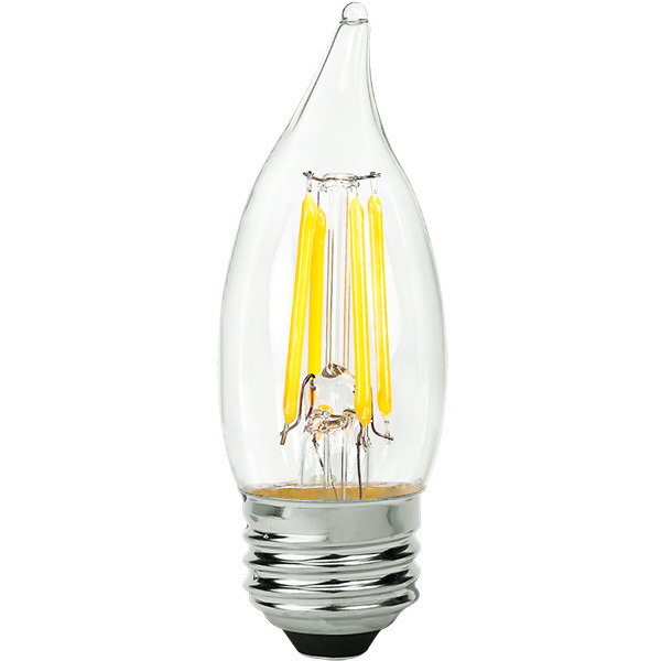 LED Chandelier Bulb Clear Bulbrite 776675