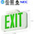 LED Exit Sign - Green Letters Thumbnail