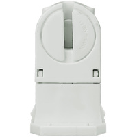 T5 - Turn-Type Lampholder - Mini Bi-Pin Socket - Non-Shunted - For Programmed Start Ballasts - Snap In or Slide On Mount - Leviton 13654-TNP