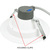 3 Wattages - 3 Lumen Outputs - 3000 Kelvin - 8 in. Selectable LED Downlight Fixture Thumbnail