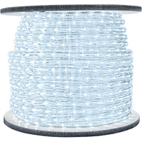 1/2 in. - LED - Cool White - Rope Light - 2 Wire - 120 Volt - 150 ft. Spool -  Clear Tubing with Cool White LEDs - Signature LED-13MM-CW-150