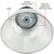 13,000 Lumens - 100 Watt - 5000 Kelvin - Round LED High Bay Fixture Thumbnail