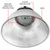 30,000 Lumens - 240 Watt - 3500 Kelvin - Round LED High Bay Fixture Thumbnail