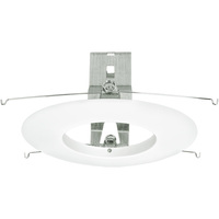 6 in. - White Open Trim - With Bracket