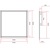 2x2 LED Panel Light - Color Adjustable from 3000 to 5000 Kelvin Thumbnail