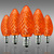 LED C7 - Orange - Candelabra Base - Faceted Finish Thumbnail