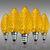 LED C7 - Yellow - Candelabra Base - Faceted Finish Thumbnail