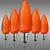 LED C9 - Orange - Intermediate Base - Faceted Finish Thumbnail
