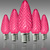 LED C9 - Pink - Intermediate Base - Faceted Finish Thumbnail