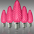 LED C9 - Pink - Intermediate Base - Faceted Finish Thumbnail