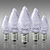 LED C7 - Cool White - Candelabra Base - Faceted Finish Thumbnail