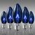 C9 - 7 Watt - Transparent Blue - Incandescent Christmas Light Replacement Bulbs Thumbnail