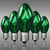 C7 - Transparent Green - Candelabra Base Thumbnail