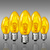 C7 - Transparent Yellow - Candelabra Base Thumbnail