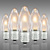 Warm White Deluxe - LED C7 - Christmas Light Replacement Bulbs - Smooth Finish Thumbnail