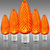 Orange - LED C9 - Christmas Light Replacement Bulbs - Faceted Finish Thumbnail