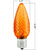 Orange - LED C9 - Christmas Light Replacement Bulbs - Faceted Finish Thumbnail