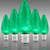 Green - LED C9 - Christmas Light Replacement Bulbs - Faceted Finish Thumbnail