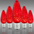 Red - LED C9 - Christmas Light Replacement Bulbs - Faceted Finish Thumbnail