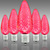 Pink - LED C9 - Christmas Light Replacement Bulbs - Faceted Finish Thumbnail