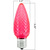 Pink - LED C9 - Christmas Light Replacement Bulbs - Faceted Finish Thumbnail