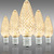 Sun Warm White - LED C9 - Christmas Light Replacement Bulbs - Faceted Finish Thumbnail