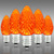 Orange - LED C7 - Christmas Light Replacement Bulbs - Faceted Finish Thumbnail