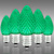 Green - LED C7 - Christmas Light Replacement Bulbs - Faceted Finish Thumbnail