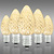 Warm White - LED C7 - Christmas Light Replacement Bulbs - Faceted Finish Thumbnail