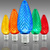 Multi-Color - LED C9 - Christmas Light Replacement Bulbs - Faceted Finish Thumbnail