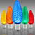 Multi-Colored - LED C9 - Christmas Light Replacement Bulbs - Faceted Finish Thumbnail