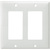 Decorator Wall Plate - White - 2 Gang Thumbnail