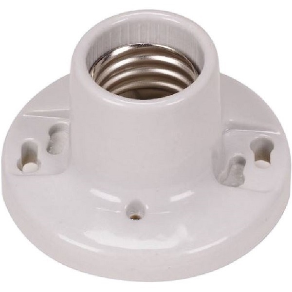Satco 90483 Keyless Lampholder Porcelain Mogul Base