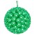 10 in. - LED Starlight Sphere - (150) Green Wide Angle LED Lights Thumbnail
