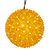 LED - 10 in. dia. Gold Starlight Sphere - Utilizes 150 Wide Angle LED Lights Thumbnail