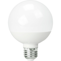 3.13 in. Dia. - LED G25 Globe - 6 Watt - 40 Watt Equal - Daylight White - 450 Lumens - 5000 Kelvin - Medium Base - 120 Volt - Satco S9203