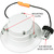 650 Lumens - 10 Watt - 4000 Kelvin - 4 in. LED Downlight Fixture Thumbnail